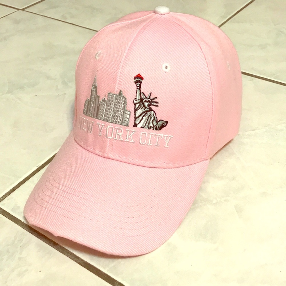 Light pink New York Velcro hat